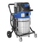 Nilfisk ATTIX 965-21 SD XC Musta, Sinine, Roostevaba teras 50 L 1200 W
