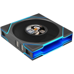 Lian Lian Li Ventilaator Uni Fan TL LCD Flex Wireless ARGB PWM Tagurpidi Labad 120mm Must (G9F.12RTLLCD1F1B.00)
