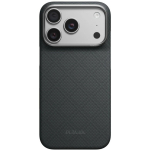 PITAKA Edge Argyle MagSafe deklis, m&otilde;eldud iPhone 18 Pro / 17 Pro, basaltsmust