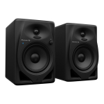 Pioneer DM-50D-BT k&otilde;lar 2-tee Must Traadiga ja Traadita 50 W