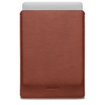 Woolnut Leather Sleeve MacBook Neo jaoks, konjakiv&auml;rvi