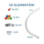 MASTERKIDZ System Rur Do Tablicy STEM 121 elements