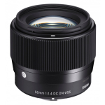 Sigma 56mm F1.4 DC DN MILC (Peeglita vahetatavate objektiividega kaamera) Telefoto-objektiiv Must