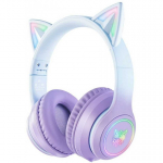Onikuma Gaming Headset B90 RGB kocie uszy Purple
