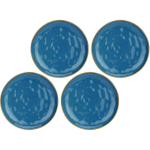 Rose&Tulipani Set of 4 talerzy obiadowych Concerto Blu Avio - Granatowy, 27 cm