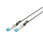 Digitus DN-81220-01 InfiniBand ja kiudoptilised kaablid 0,5 m SFP+ Must