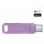 SanDisk Ultra Dual Drive Go USB-v&auml;lkm&auml;lu 512 GB USB t&uuml;&uuml;p-C 3.2 Gen 1 (3.1 Gen 1) Lavendel