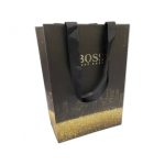 Hugo Hugo Boss, Boss, GWP cardboard bag, black, 25 x 18 x 9 cm for men