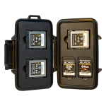 Delkini Delkini ilmastikindel kott CFexpress Type B jaoks (kott 3xCFexpress Type B/2xSD ja 2xmicroSD jaoks)