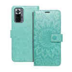 Oem MEZZO raamatu kate Xiaomi Redmi Note 10 Pro jaoks mandala roheline v&auml;rv.