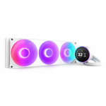 NZXT Kraken Elite 420 RGB Protsessor K&otilde;ik-&uuml;hes vedelikujahuti 14 cm Valge 1 tk