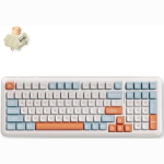 MCHOSE K99 V3 traadita mehhaniline klaviatuur | US | Icy Creamsicle l&uuml;liti | 2.4GHz, BT | Horizon Or.