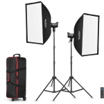 Lighting Lighting Equipment - Godox SL100Bi LED Video Lighting Kit (2x100W Dual Color, 2800-6500K)