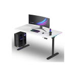 ULTRADESK QUEST m&auml;ngulaua, 140x70cm, 72-120cm, must-valge