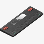 NuPhy Air96 V2 Traadita M&auml;nguklaviatuur | Basalt Must, Gateron Aloe
