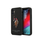 Us Us Polo Assn US Polo USHCP12SPUGFLBK iPhone 12 mini 5.4" black/black Polo Embroidery Collection
