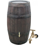 Prosperplast RAINWATER TANK BARKINE BARREL 250L UMBRA WOOD