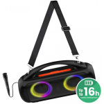Media-Tech POWER AUDIO PRO - Premium Bluetooth 5.3/TWS speaker with KARAOKE. Powerful 60W RMS / 1200W PMPO. FM radio, MP3, USB.