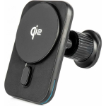 Car Car Phone Holder for Grille and Cabin with Fast Inductive Charger QI2 15W amio-04179