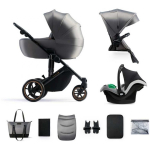 KINDERKRAFT universal stroller 3in1 PRIME 2 3IN1 MINK PRO SHADOW Grey, KSPRIM02GRY300I