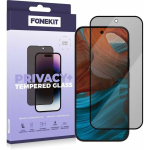 Fonekit Privacy+ full cover tempered glass, Google Pixel 9A