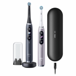 Oral-B iO 80363731 elektrihambahari T&auml;iskasvanud P&ouml;&ouml;rlev/v&otilde;nkuv hambahari Must, H&otilde;be