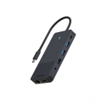 Rapoo UCM-2006 liidesekaart/adapter 3ˌ5 mm, DisplayPort, HDMI, RJ-45, USB 3.2 Gen 1 (3.1 Gen 1), USB t&uuml;&uuml;p-C