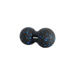 Duoball Duoball kahekordne massaažipall 12 cm, must ja sinine, EPP materjal, REBEL ACTIVE