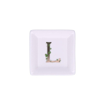 LA LA PORCELLANA BIANCA ADORATO Ruudukujuline taldrik 10 cm, L muster
