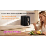 Cosori Turbo Tower Compact &otilde;huk&uuml;psetaja 8,6 L must
