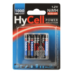 HyCell 5030662 majapidamispatarei &Uuml;hekordne patarei AAA Nikkel-metallh&uuml;driid (NiMH)
