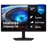 Samsung 27" Odyssey G8 (G80HF) 5K Fast IPS 180Hz/360Hz m&auml;ngimonitor