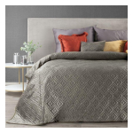 Eurofirany ARIEL/3 Bedspread made of soft velvet with a soft sheen, quilted with a hot press method with a geometric pattern, 22