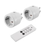 Electraline 48506 Remote Kontrol Kit (2x Radio Socket+ 1x Remote Control)