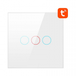 Smart Smart Light Switch WiFi Avatto TS02-EU-W3 3 Way TUYA (white)