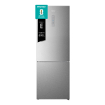 Hisense RB645N4BIE k&uuml;lmik-s&uuml;gavk&uuml;lmik Eraldiseisev 495 l Roostevaba teras
