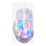Marvo M413 Transparent Wired RGB Mouse | 7200 DPI
