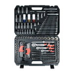 YATO Set KLUCZY 198el 1/2"/3/8"/1/4"