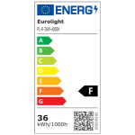 LED LED luminaire Casablanca 36W 3600Lm IP65 Eurolight
