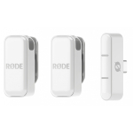 R&Oslash;DE Wireless Micro Valge Klambriga kinnitatav mikrofon
