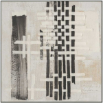 Frame Painting with frame 80x80cm, abstract pattern