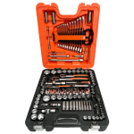 set set of 137 pcs. flat double-ended wrenches, socket wrenches 1/4", 3/8'' and 1/2" and accessories, BAHCO [S137]