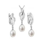 Evolution Evolution Group Luxury silver set with real pearls Pavon 29021.1