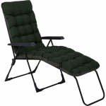 Setenil Setenil Black Edition H024-32PB PATIO garden chaise longue with footrest