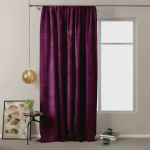 Kardinid Kardinid VELVET violetse v&auml;rv klassikaline stiil kangas t&uuml;&uuml;p - tekstiil samet 140x270 AmeliaHome