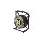 Spulenverl&auml;ngeruskabel Spulenverl&auml;ngeruskabel KEL PB-HEAVY/D/K/3X2,5/H05RR-F musta / Kaabli pikkus [m]: 50 / Kaabli l&auml;bim&otilde;&otilde;t [mm2]: 1.5 / Maksimaalne k