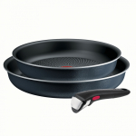 Tefal Ingenio So Light paistinpannusetti, 3-osainen, harmaa