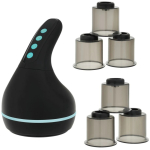 Masažuoklis Masažuoklis - Medivon Eclipse Vakuuminis Masažuoklis, Soojendus, 2 Režiimi, 9 Imemistaset, 6 Karika, 1 800 mAh, USB-C