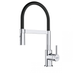 Sink Sink mixer Franke Lina, SemiPro with pull-out shower, Chrome/Onyx