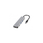 Conceptronic DONN02G s&uuml;learvuti dokk ja pordireplikaator USB 3.2 Gen 1 (3.1 Gen 1) Type-C Alumiinium